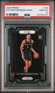 2023 Panini Prizm Victor Wembanyama RC #136 PSA 10 GEM MT - Picture 1 of 2