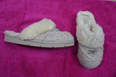 UGG COZY KNIT SHEEPSKIN eu 40 us 9 CLASSIC COMFORT WOMEN'S SLIPPERS - Image 1 of 4