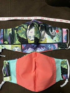 Disney Villains Ursula Maleficent and The Evil Queen Face Mask - Picture 1 of 3