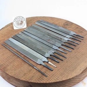 ¡14xCorte/Forma nítida! 8" Archivos Vintage Nicholson EE. UU., ¡Lote de herramientas de maquinista Grobet! 003 - Imagen 1 de 19