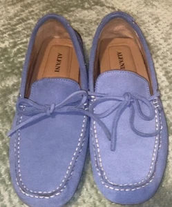 Mocasines de gamuza azul para hombre ALFANI. Talla 10,5M - Imagen 1 de 4
