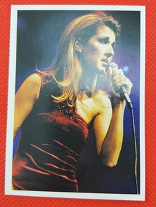 Celine Dion 1999 Panini Smash Hits Pop Rock Music Sticker Card Set of 1