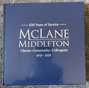 100 YEARS OF SERVICE MCLANE MIDDLETON COMPANY 1919-2019 HISTORY NEW - Picture 1 of 3
