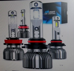 Faros LED Nilight E30 9005 H11 9005 9005/HB3 haz alto y H11/H9 haz bajo - Imagen 1 de 4