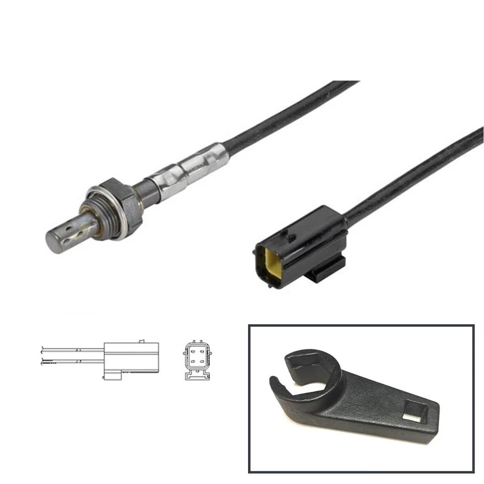 ADATTO PER MG EXPRESS TF ZR ZS MGF ROVER 25 45 STREETWISE SENSORE LAMBDA + PRESA ANTERIORE - Immagine 1 di 1