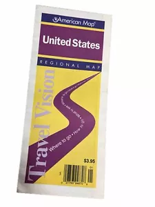 American Map Regional Maps Vintage 2001 - Picture 1 of 2