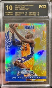 Tarjeta Prizm azul Crusade Kobe Bryant 2013-14 #108 FCG 10 gemas como nueva 🔥 Lakers - Imagen 1 de 1