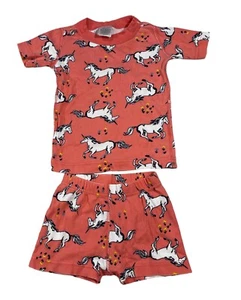 Hanna Andersson Girls Unicorn Pajamas 90 cm 3 Summer Set A1 - Picture 1 of 5