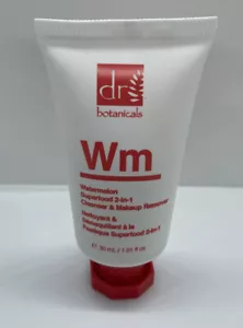 NEW DR.BOTANICALS Watermelon Superfood 2-in-1 Cleanser & Makeup Remover 1.01 Oz - Picture 1 of 7