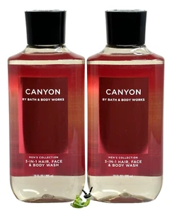 Bath & Body Works Canyon for Men 3-in-1 Haar-, Gesichts- und Körperwaschmittel x 2 - Bild 1 von 1