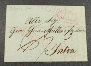 Vorphilatelie Postgeschichte - Reise Bozen Intra 1812 - Bild 1 von 3