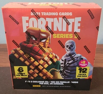 ONE (1) FORTNITE SERIES 3 UNOPENED FACTORY SEALED MEGA BOX-CRACKED ICE PARALLELS - Image 1 of 3