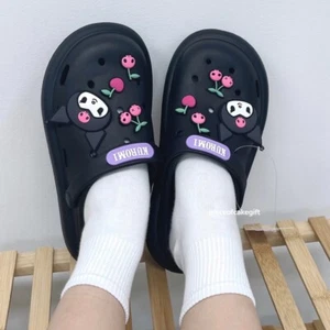 Super Kawaii Sanrio Kuromi Classic Clog slippers (size 6 is available) - Picture 1 of 6