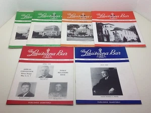6 Issues - Official Publication of the Louisiana State Bar Association 1945-1949 - Picture 1 of 5
