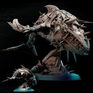 Whale Ocean Guard V2/TTRPG/Wargaming/Dungeons and Dragons/Mini Monster Mayhem - Picture 1 of 1
