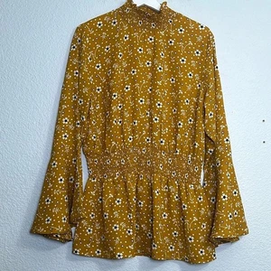 True Destiny lange Glockenärmel Damen Bluse Übergröße 1X Neu mit Etikett Boho Festival - Bild 1 von 9