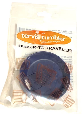 Tapa de viaje para vaso Tervis se adapta a vasos JR-T de 10 onzas - color azul marino  Foto 1 de 2