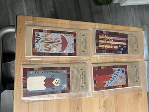 (887).  FOUR  Joined at The Hip Button Up #BU1 January Quilt Patterns - Picture 1 of 6