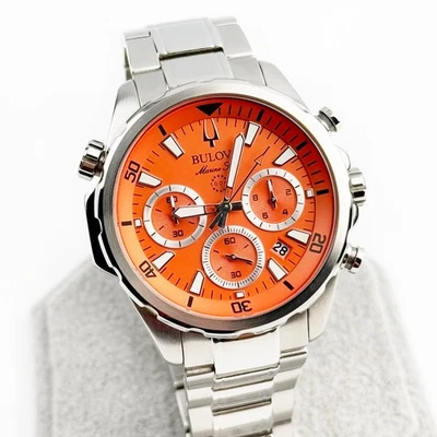 Bulova Marine Star Series B Classic Quartzc Sports Men's Watch 43 mm 96B395 - Image 1 of 4