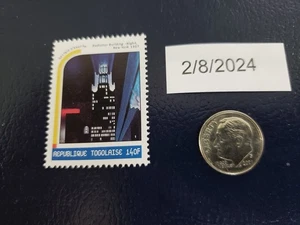 Radiator Building Night New York Georgia O'Keeffe Republique Togolaise Stempel - Bild 1 von 1