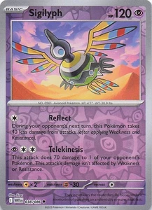 Sigilyph SV: White Flare 038/086- NM - Reverse Holo - Picture 1 of 2