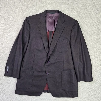 Мужской шерстяной блейзер Samuelsohn Sport Coat 46R Loro Piana Zelander Performance - Изображение 1 из 4