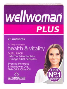 Vitabiotics Wellwoman PLUS Health & Vitality Maximum Support 56 Capsules rrp £17 - Picture 1 of 1