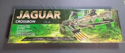 Camouflage Jaguar 175lbs Recurve Hunting Crossbow Green/Red Dot Scope Package - Image 1 of 3
