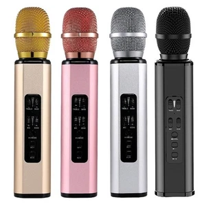 Karaoke Mikrofon Lautsprecher Handmikrofon Party Wireless Bluetooth D0P1 - Bild 1 von 21