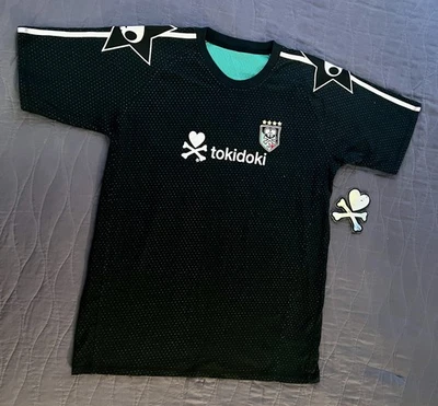 Camiseta de fútbol negra Tokidoki Adios para hombre nueva Foto 1 de 4
