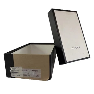 Gucci Schuhkarton 12,5” x 8” x 4,5” Wild Rose Gummi Obersohle Sandale leere Feilen - Bild 1 von 11
