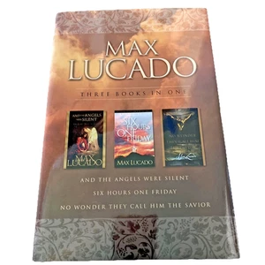 Max Lucado 3 in 1 Hardcover Book w Dust Jacket And the Angels Were Silent - Picture 1 of 11