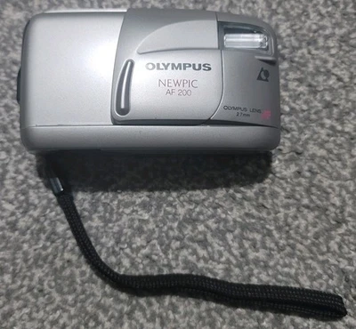 Olympus Newpic AF 200 APS Film Camera Compact 35mm Point and Shoot with case  - Image 1 of 3