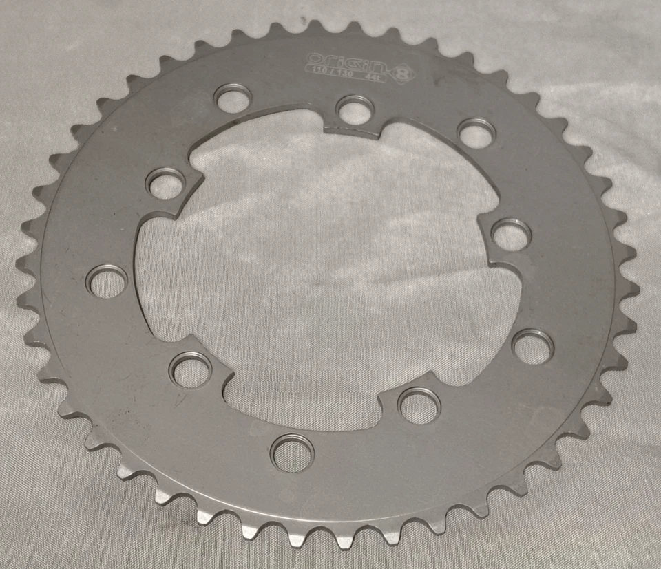 Plato Origin8 44 dientes de una sola velocidad 1/8" (110 y 130 BCD) Foto 1 de 1