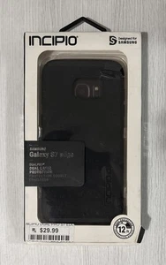 Incipio Dual Pro Dual-Layer Case for Samsung Galaxy S7 Edge, Black - Photo 1 sur 1