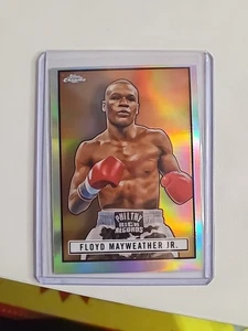 2024 Topps Chrome Boxing Floyd Mayweather 1951 Ringside Refractor - Picture 1 of 2