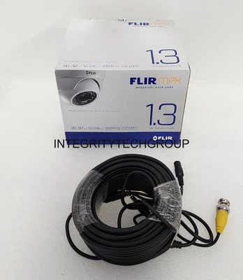 LOREX BY FLIR C237EC 1.3MP HD Motorized Varifocal Dome MPX Camera w/Cable, NEW - Image 1 of 4