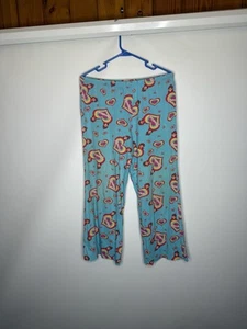 Vintage Monchhichi Girls Pajama Pants Sz M - Picture 1 of 8