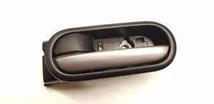 REAR DOOR INNER HANDLE LEFT SIDE FOR MAZDA 6 GH SILVER AND BLACK GENUINE 2009 - Picture 1 of 8