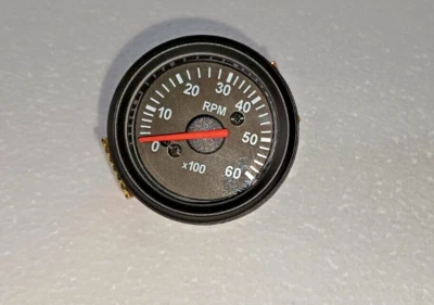 VDO type 2 1/16" 52mm Electronic Tachometer Cockpit International 6000 RPM - Image 1 of 4