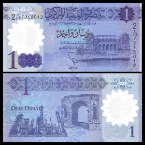 Libya 2019 Year 1 Dinars (8 years since the Revolution)BrandNew Banknotes - Picture 1 of 1