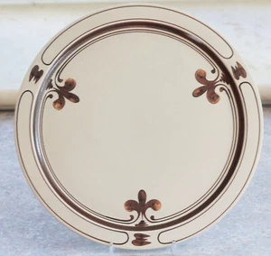 ROSENTHAL SIENA XL PLATTE Servierplatte Wiinblad handbemalt Braunmalerei Ø 31cm - Bild 1 von 7