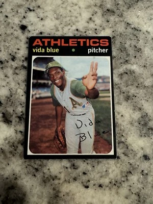 Topps Vida 1971 azul #544 ex/mt radiocontrol número medio # centrado Foto 1 de 3
