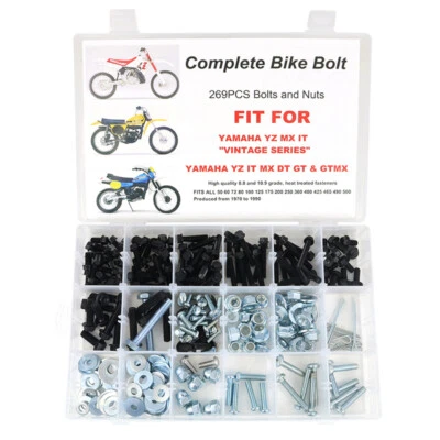 Perno de plástico para carrocería de motor apto para Yamaha YZ400 YZ425 YZ465 YZ490 Foto 1 de 4