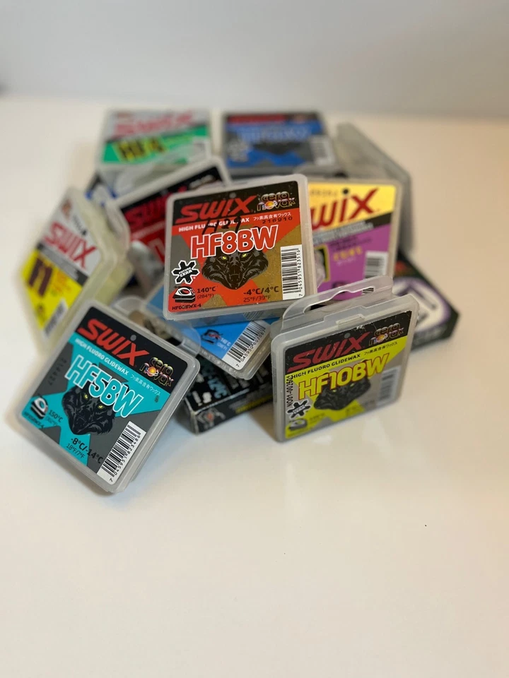 SWIX Cross Country Nordic Ski Wax Bundle HIGH PERFORMANCE GLIDE WAX used or  NEW - Image 1 of 1