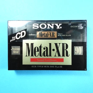 🔴 1x SONY METAL-XR 90 * IEC IV Type 4 * Cassette Kassette кассета *SEALED* 1992 - Picture 1 of 5