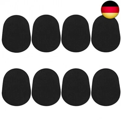 INSPUTOL 8 Stück Alt-Tenor-Saxophon-Klarinette-Mundstück-Kissen, 0,8 mm Gummi S