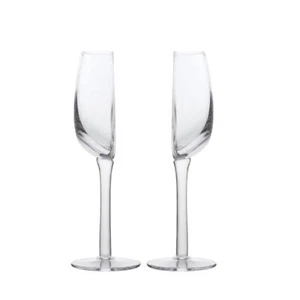 2X Crystal Glass Cup Flexible Half Red Wine Cups White Wine Glasses Long Stemmed - Picture 1 of 10