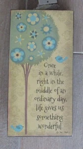 iBOT Life gives us something wonderful happiness Box sign Blossom Bucket - Picture 1 of 6