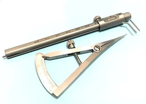 Krekeler Sliding Caliper Dental Implant Gauge Measuring & Castroviejo Calipers - Picture 1 of 6